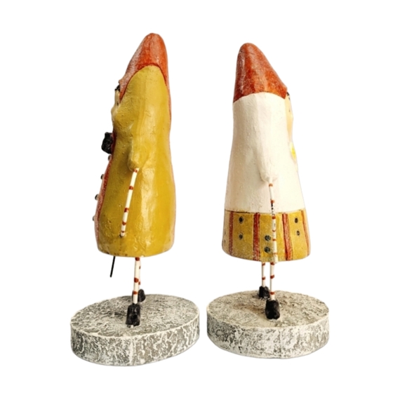 Halloween/Fall Kids in Candy Corn Costumes Resin Tabletop Decorations  10" - Picture 4 of 6